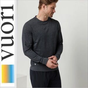 Vuori Ponto Performance Crew charcoal Heather